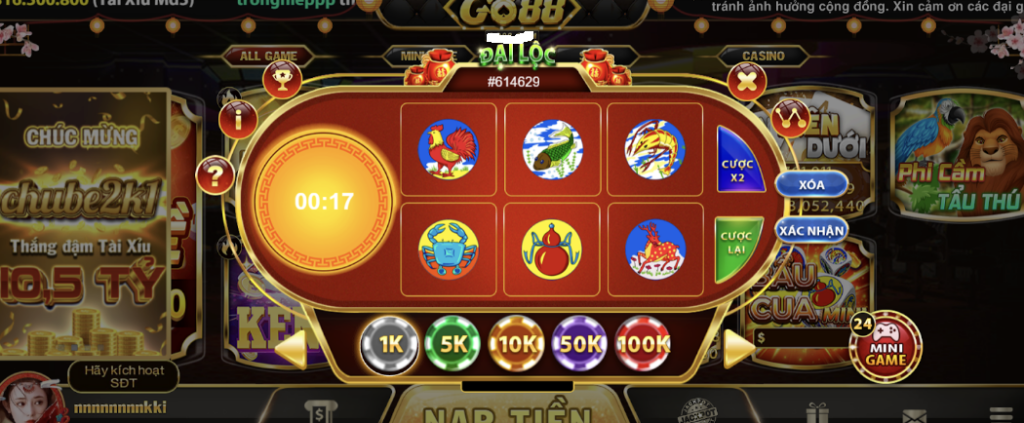Giới thiệu về bầu cua Go88